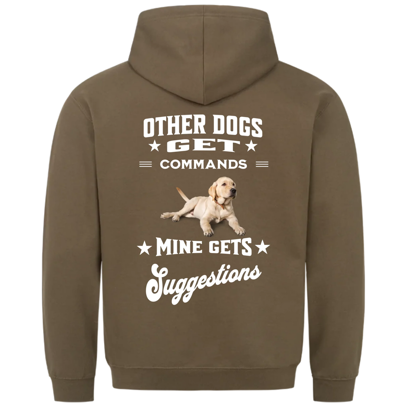 Other Dogs Get Commands – Personalized Unisex Hoodie with Custom Backprint