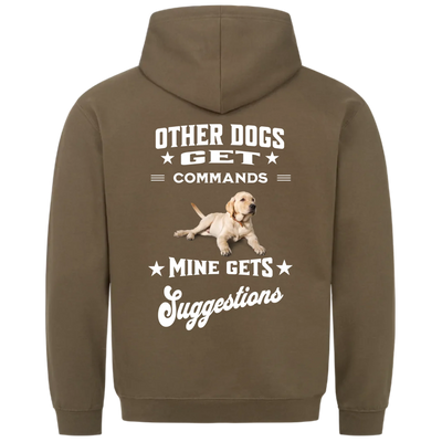 Other Dogs Get Commands – Personalized Unisex Hoodie with Custom Backprint