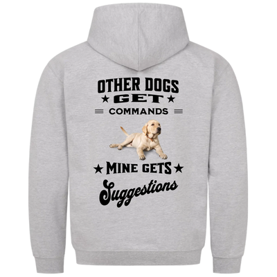 Other Dogs Get Commands – Personalized Unisex Hoodie with Custom Backprint
