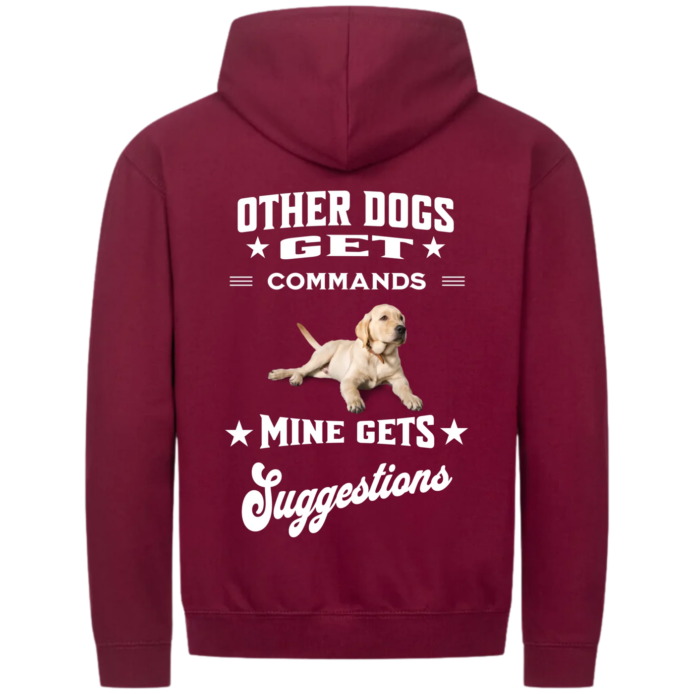 MP Zipper Hoodie burgundy back 2048 x 2048px