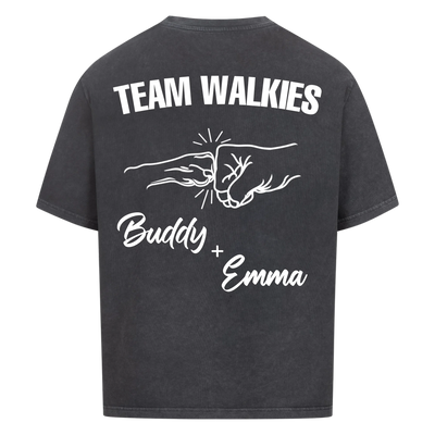 Team Walkies – Personalized Oversized Shirt with Custom Backprint
