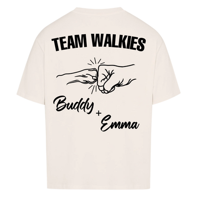 Team Walkies – Personalized Oversized Shirt with Custom Backprint