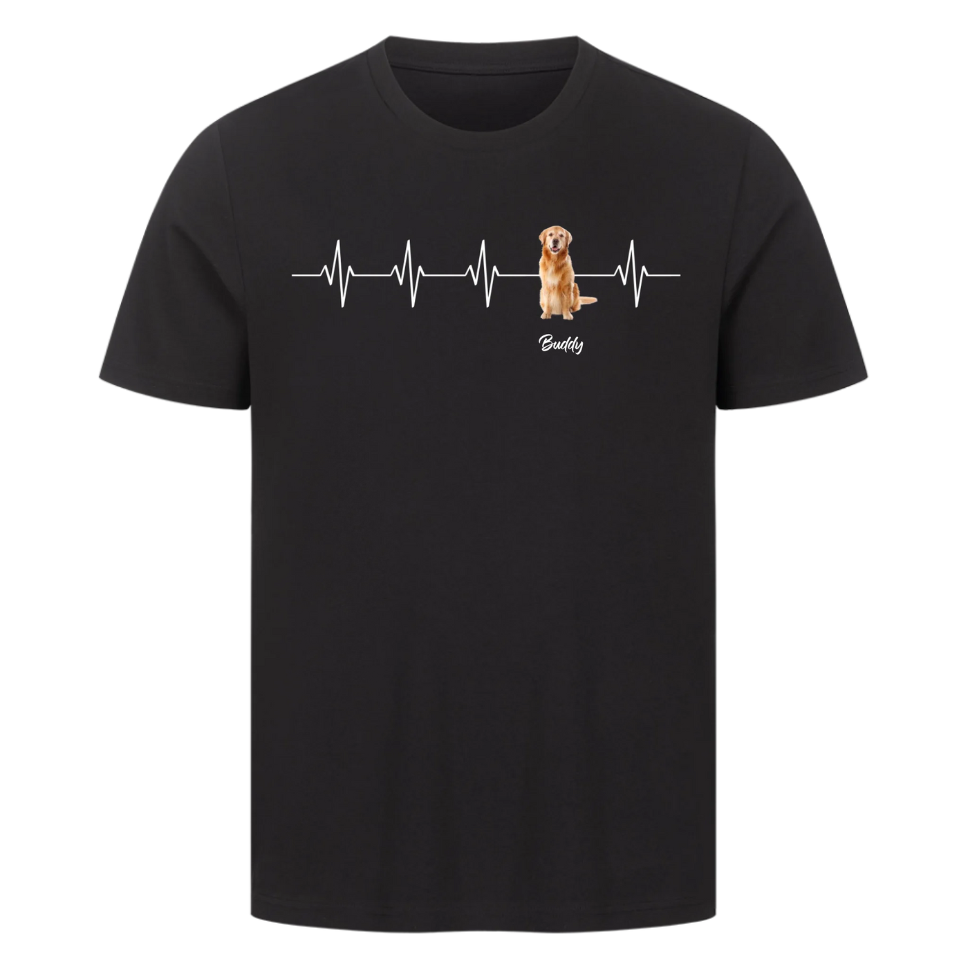 Mein Herzschlag für… - Personalisierbares Premium T-Shirt